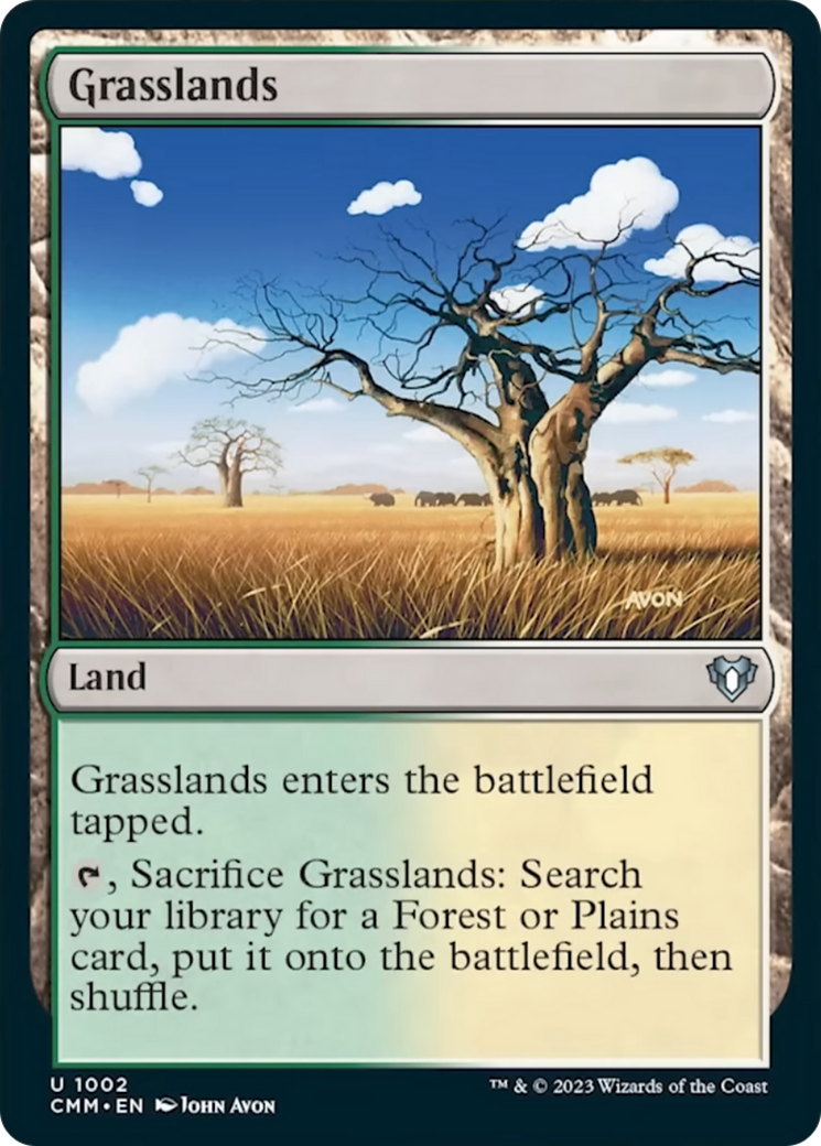 Grasslands [Commander Masters] | Shuffle n Cut Hobbies & Games