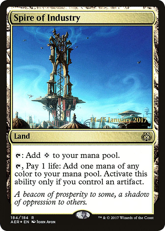 Spire of Industry [Aether Revolt Prerelease Promos] | Shuffle n Cut Hobbies & Games