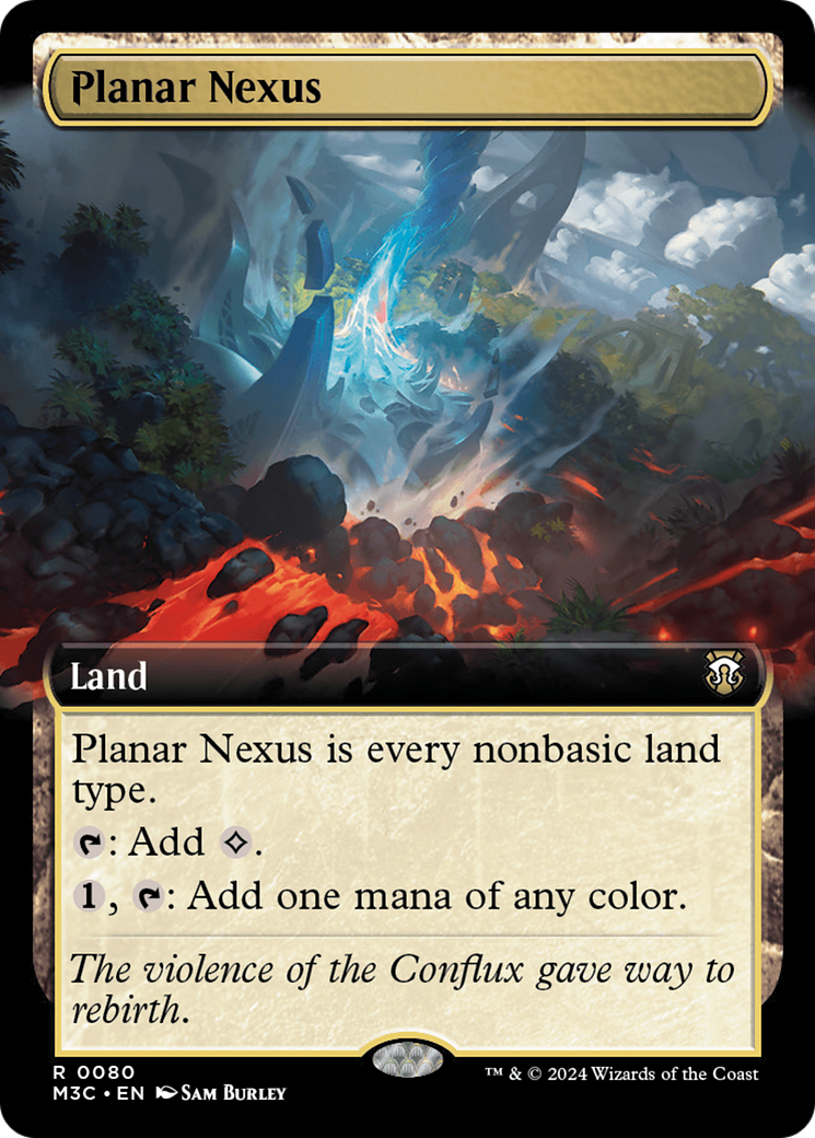 Planar Nexus (Extended Art) (Ripple Foil) [Modern Horizons 3 Commander] | Shuffle n Cut Hobbies & Games