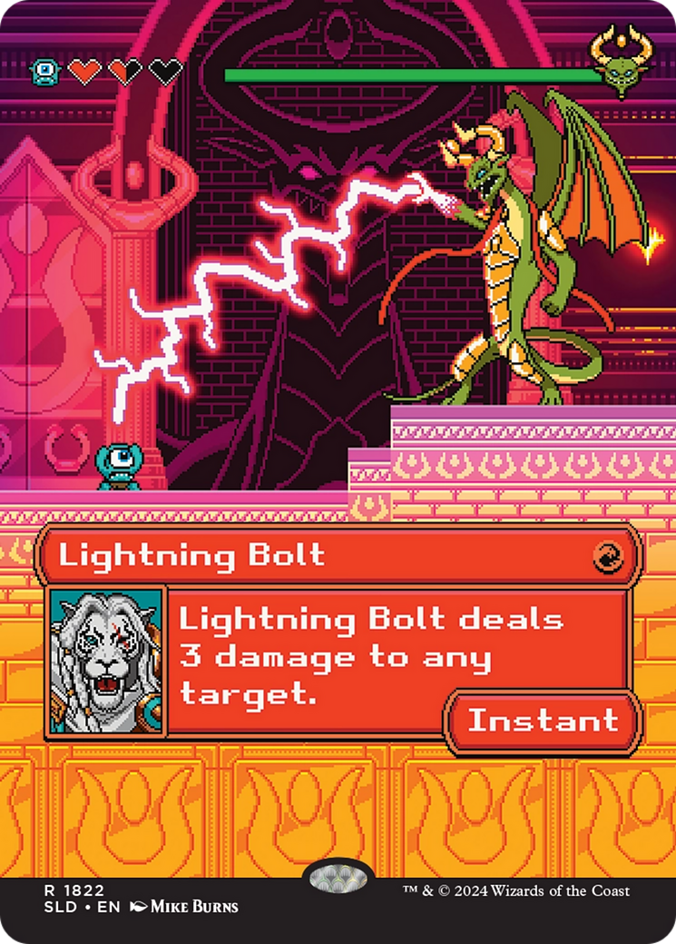 Lightning Bolt (1822) [Secret Lair Drop Series] | Shuffle n Cut Hobbies & Games