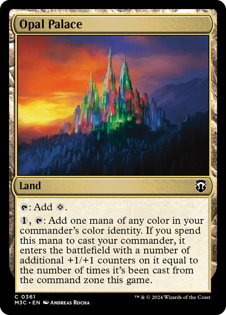 Opal Palace (Ripple Foil) [Modern Horizons 3 Commander] | Shuffle n Cut Hobbies & Games