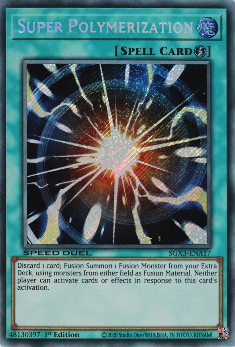 Super Polymerization [SGX3-ENA17] Secret Rare | Shuffle n Cut Hobbies & Games