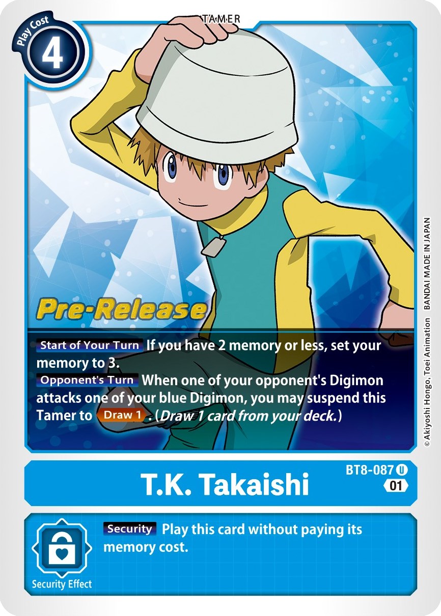 T.K. Takaishi [BT8-087] [New Awakening Pre-Release Cards] | Shuffle n Cut Hobbies & Games