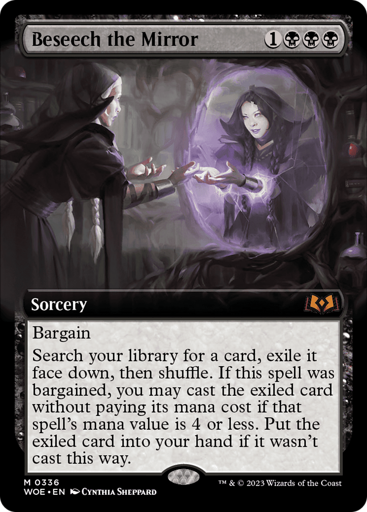 Beseech the Mirror (Extended Art) [Wilds of Eldraine] | Shuffle n Cut Hobbies & Games