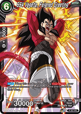 SS4 Vegeta, Feigned Greeting (P-307) [Tournament Promotion Cards] | Shuffle n Cut Hobbies & Games