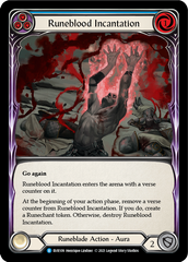 Runeblood Incantation (Blue) [EVR109] (Everfest)  1st Edition Rainbow Foil | Shuffle n Cut Hobbies & Games