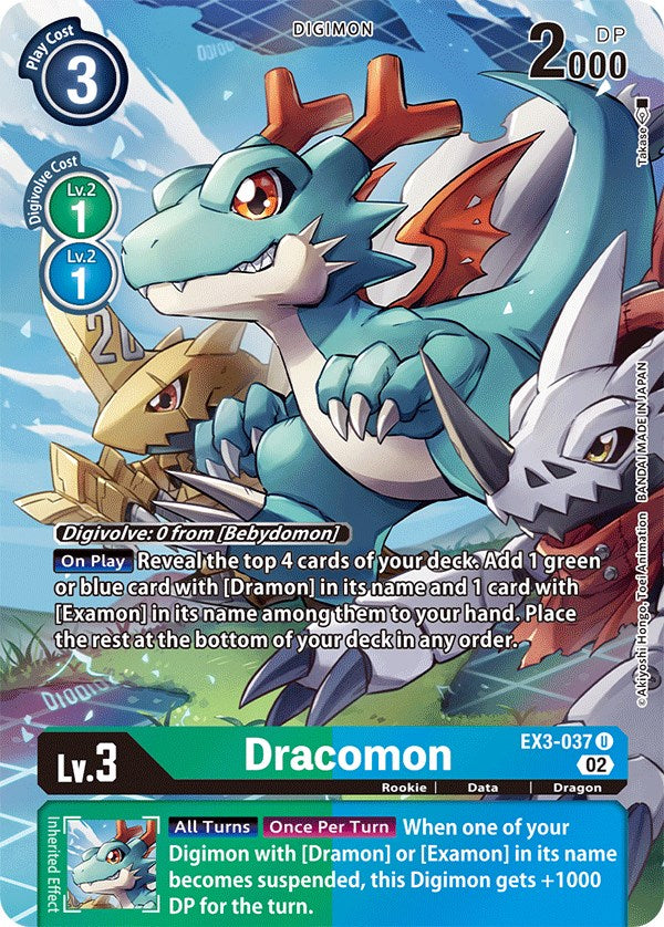 Dracomon [EX3-037] (Alternate Art) [Draconic Roar] | Shuffle n Cut Hobbies & Games