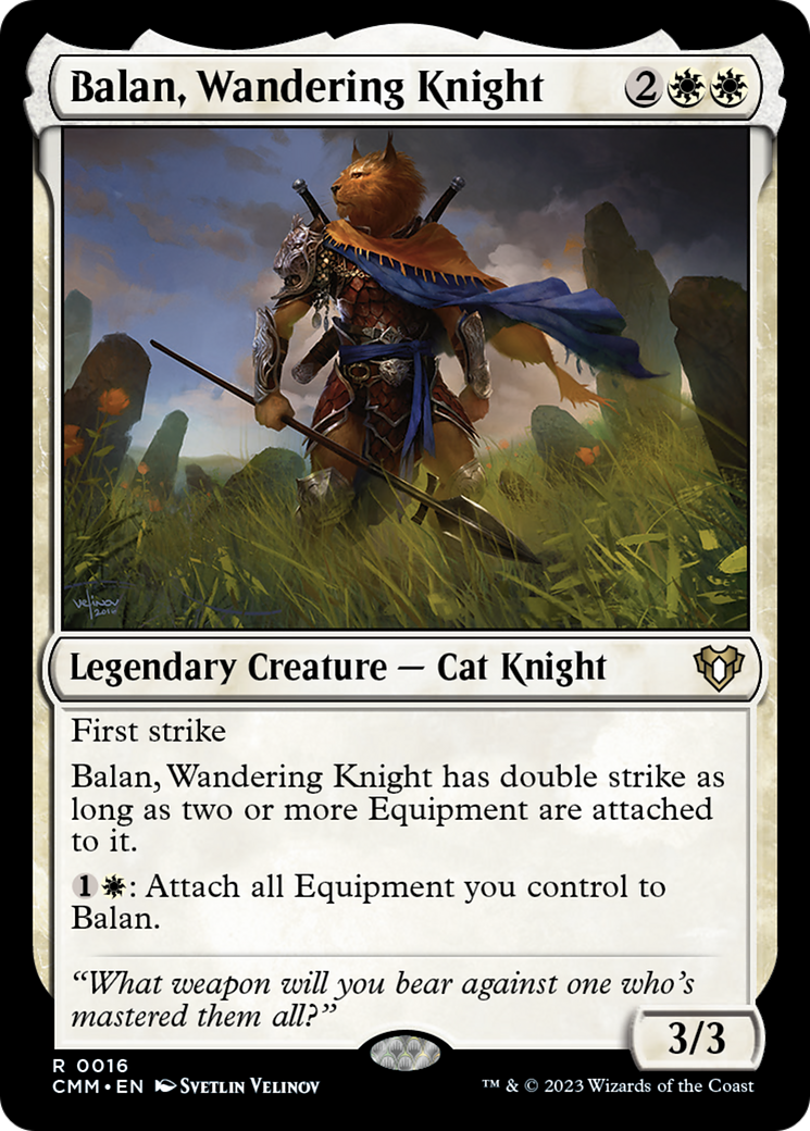 Balan, Wandering Knight [Commander Masters] | Shuffle n Cut Hobbies & Games