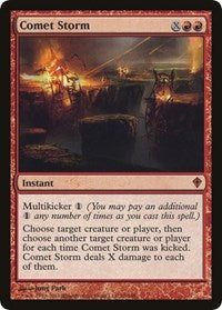 Comet Storm (Oversized) [Oversize Cards] | Shuffle n Cut Hobbies & Games