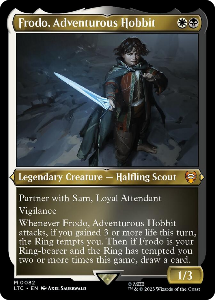 Frodo, Adventurous Hobbit (Display Commander) [The Lord of the Rings: Tales of Middle-Earth Commander] | Shuffle n Cut Hobbies & Games