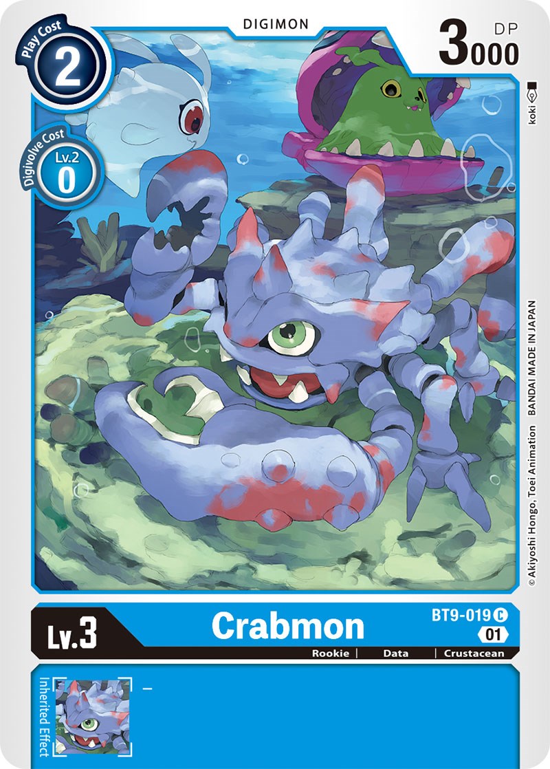 Crabmon [BT9-019] [X Record] | Shuffle n Cut Hobbies & Games