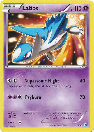 Latios (13/30) [XY: Trainer Kit 2 - Latios] | Shuffle n Cut Hobbies & Games