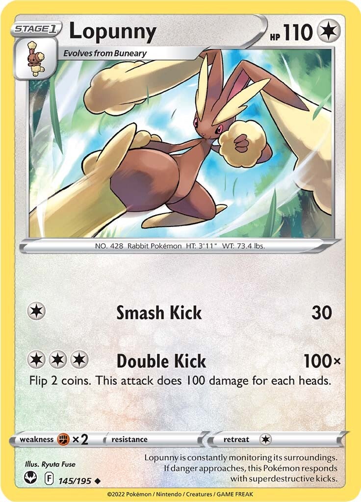 Lopunny (145/195) [Sword & Shield: Silver Tempest] | Shuffle n Cut Hobbies & Games