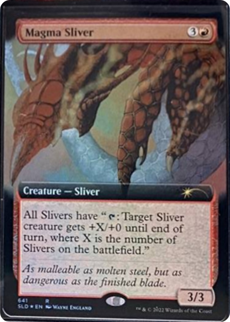 Magma Sliver (Extended Art) [Secret Lair Drop Series] | Shuffle n Cut Hobbies & Games