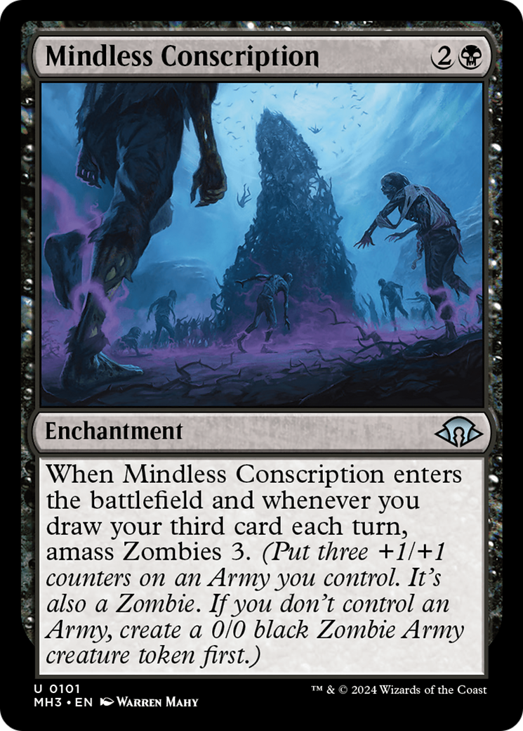 Mindless Conscription [Modern Horizons 3] | Shuffle n Cut Hobbies & Games