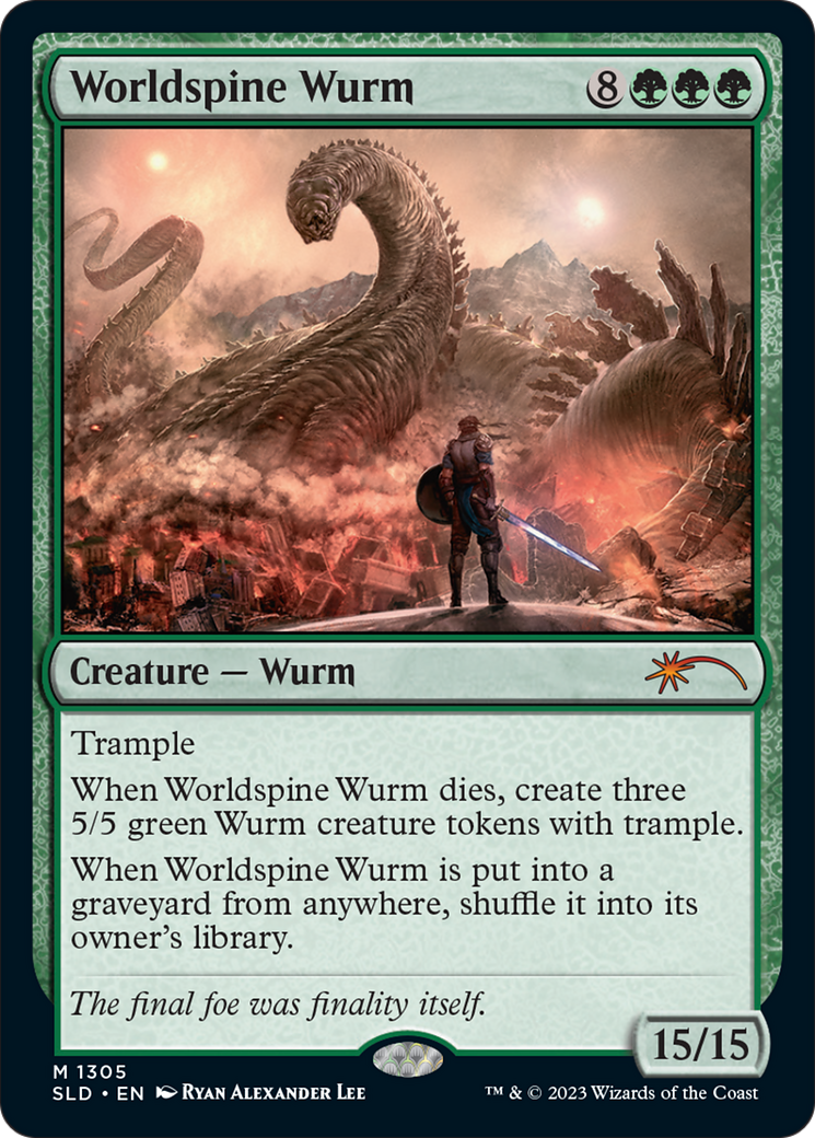 Worldspine Wurm [Secret Lair Drop Series] | Shuffle n Cut Hobbies & Games