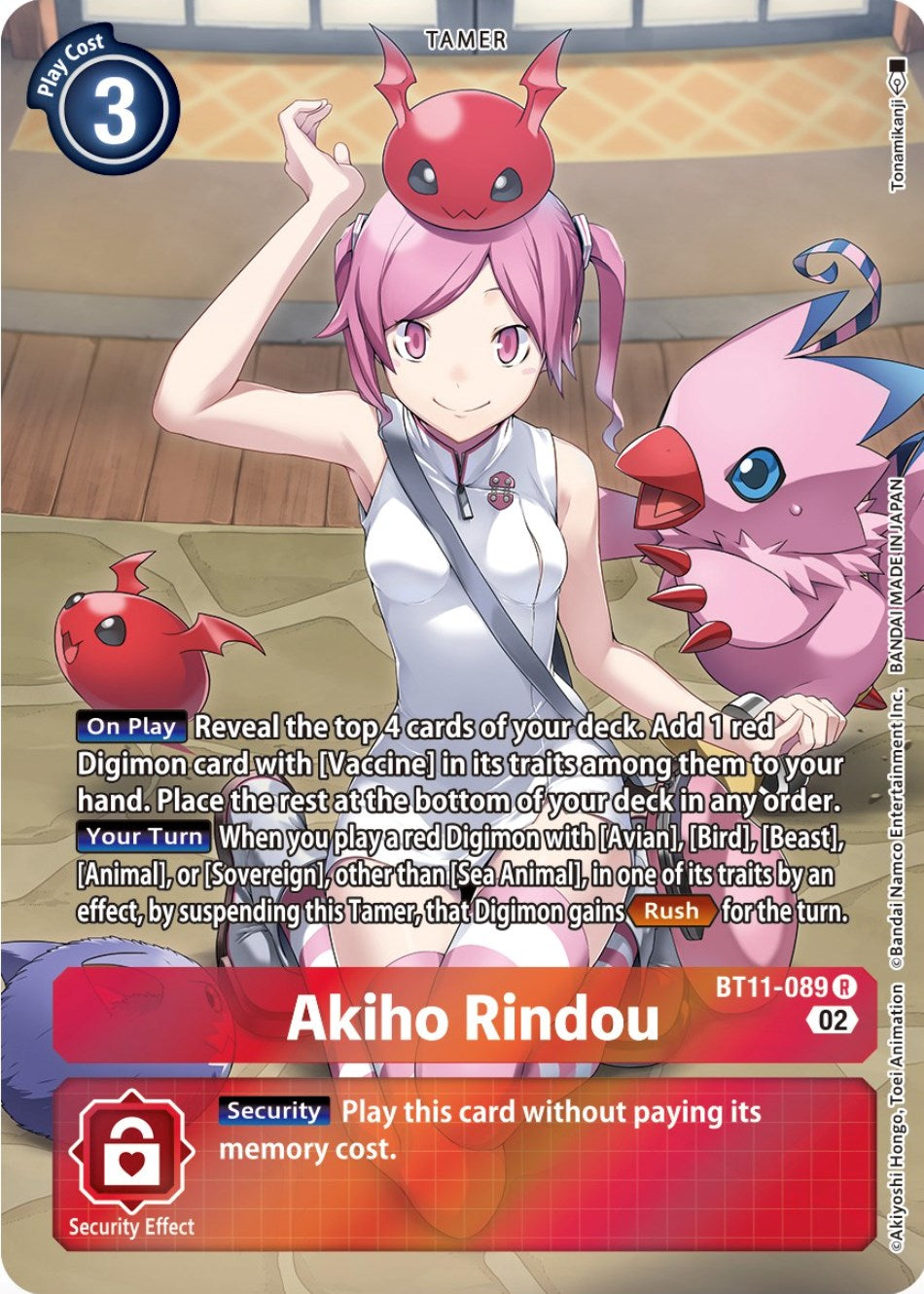 Akiho Rindou [BT11-089] (Alternate Art) [Dimensional Phase] | Shuffle n Cut Hobbies & Games