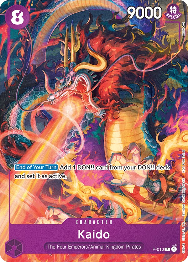 Kaido (Tournament Pack Vol. 1) [One Piece Promotion Cards] | Shuffle n Cut Hobbies & Games