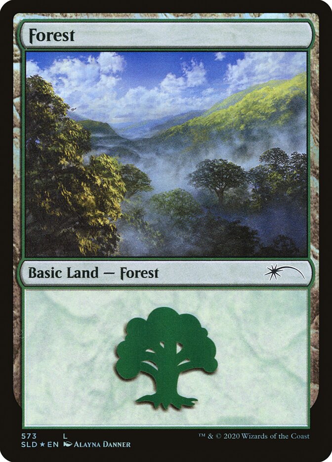 Forest (Lands) (573) [Secret Lair Drop Promos] | Shuffle n Cut Hobbies & Games