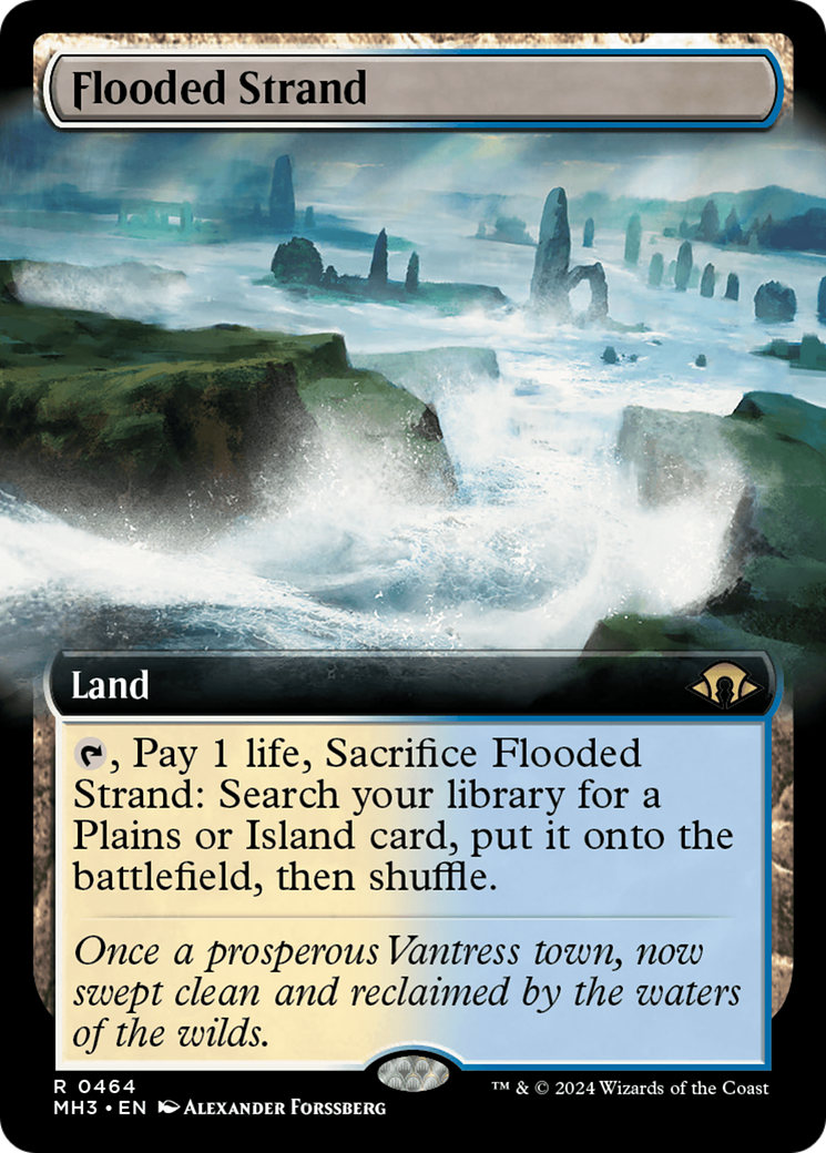 Flooded Strand (Extended Art) [Modern Horizons 3] | Shuffle n Cut Hobbies & Games