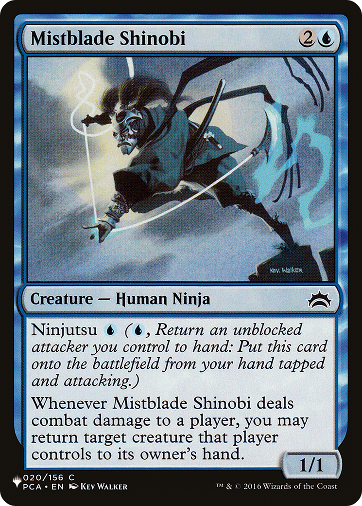 Mistblade Shinobi [The List] | Shuffle n Cut Hobbies & Games