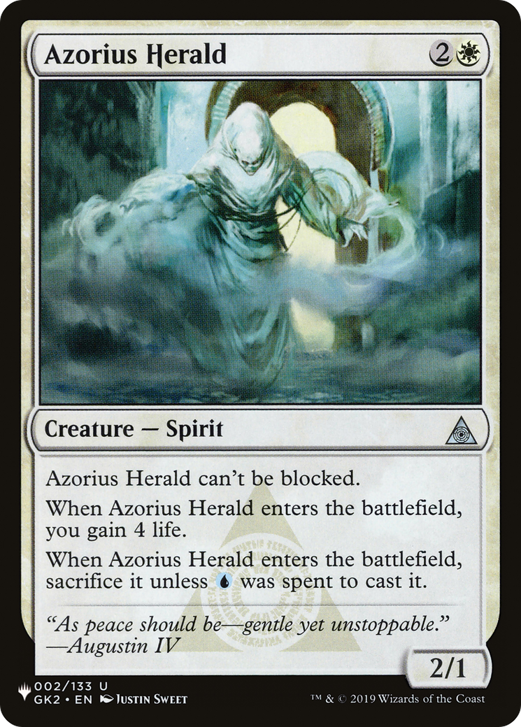 Azorius Herald [The List] | Shuffle n Cut Hobbies & Games