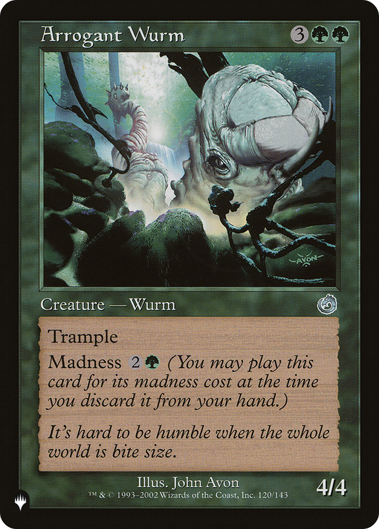 Arrogant Wurm [The List] | Shuffle n Cut Hobbies & Games