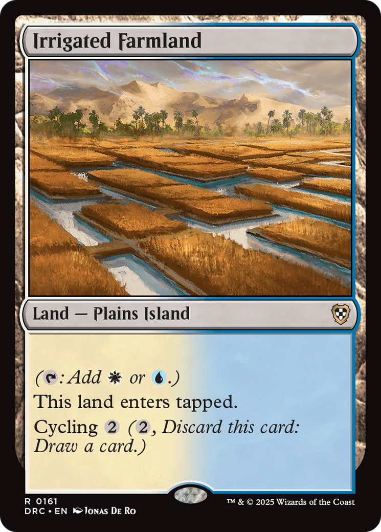 Irrigated Farmland [Aetherdrift Commander] | Shuffle n Cut Hobbies & Games