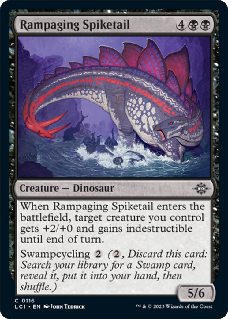 Rampaging Spiketail [The Lost Caverns of Ixalan] | Shuffle n Cut Hobbies & Games