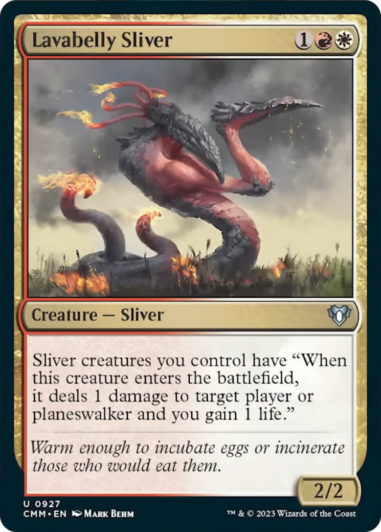 Lavabelly Sliver [Commander Masters] | Shuffle n Cut Hobbies & Games