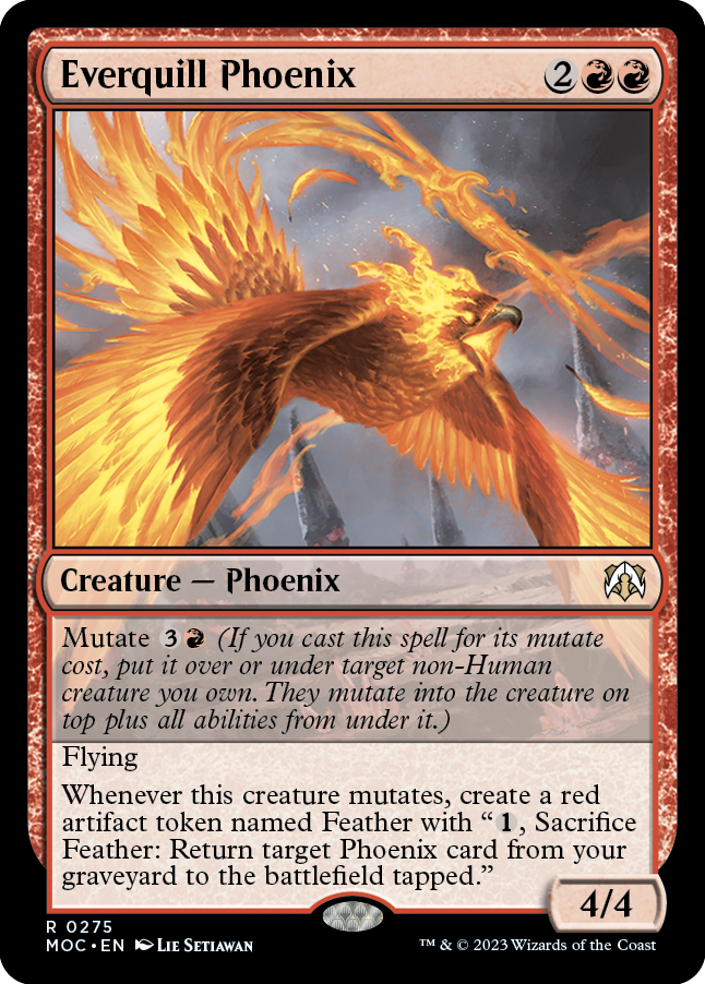 Everquill Phoenix [March of the Machine Commander] | Shuffle n Cut Hobbies & Games