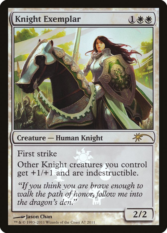 Knight Exemplar [Resale Promos] | Shuffle n Cut Hobbies & Games