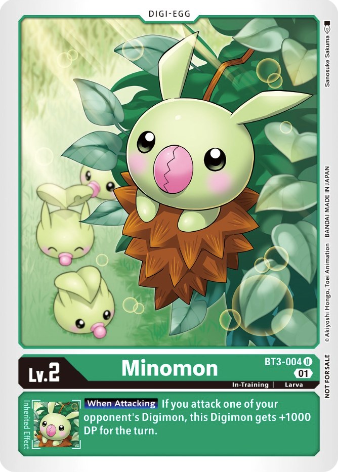 Minomon [BT3-004] (Winner Pack X Record) [Release Special Booster Promos] | Shuffle n Cut Hobbies & Games