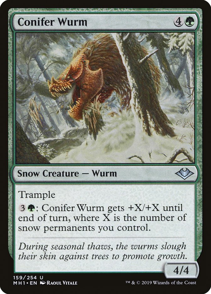 Conifer Wurm [Modern Horizons] | Shuffle n Cut Hobbies & Games