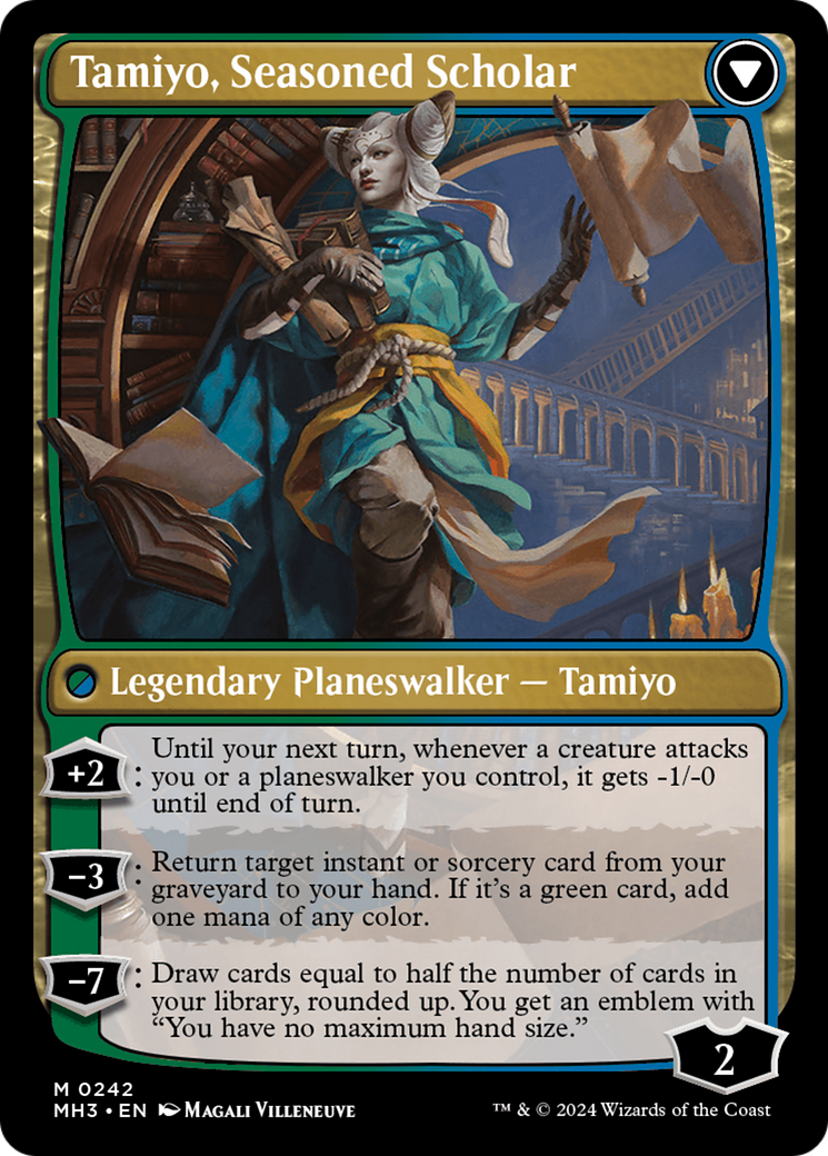 Tamiyo, Inquisitive Student // Tamiyo, Seasoned Scholar [Modern Horizons 3] | Shuffle n Cut Hobbies & Games