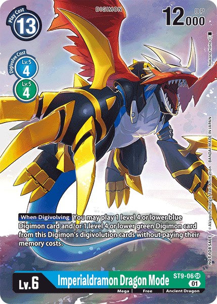 Imperialdramon Dragon Mode [ST9-06] (Alternative Art - Box Topper) [Digital Hazard] | Shuffle n Cut Hobbies & Games