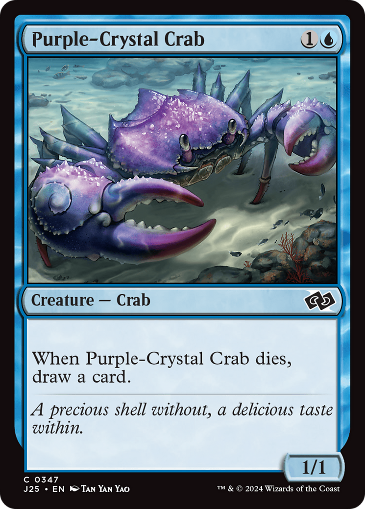 Purple-Crystal Crab [Foundations Jumpstart] | Shuffle n Cut Hobbies & Games