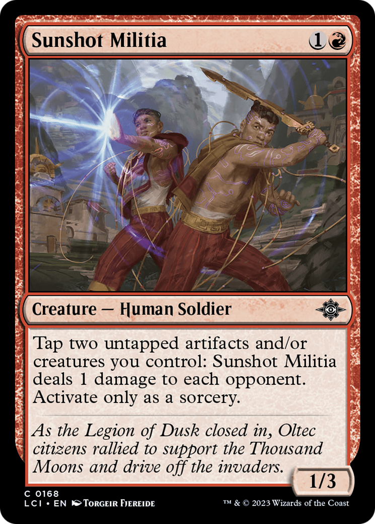 Sunshot Militia [The Lost Caverns of Ixalan] | Shuffle n Cut Hobbies & Games