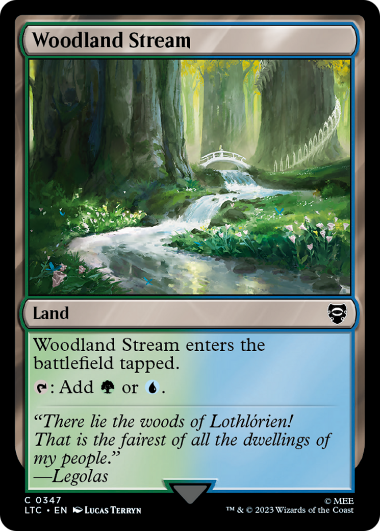 Woodland Stream [The Lord of the Rings: Tales of Middle-Earth Commander] | Shuffle n Cut Hobbies & Games