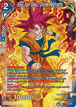 SSG Son Goku, Divine Restraint (Premium Pack Set 07) (P-362) [Promotion Cards] | Shuffle n Cut Hobbies & Games