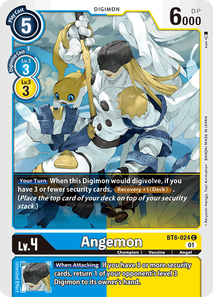 Angemon [BT8-024] [New Awakening] | Shuffle n Cut Hobbies & Games