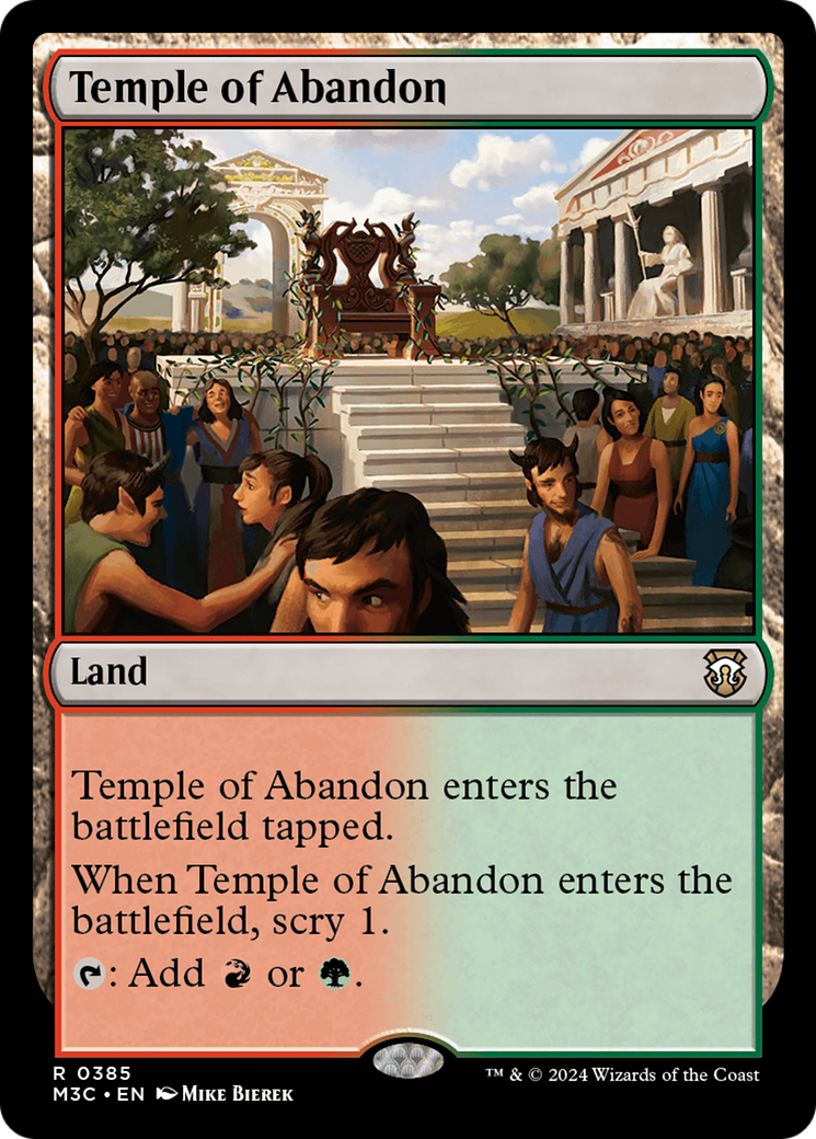 Temple of Abandon [Modern Horizons 3 Commander] | Shuffle n Cut Hobbies & Games