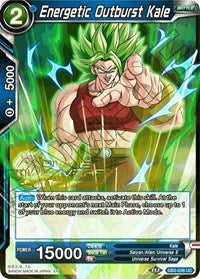 Energetic Outburst Kale (Divine Multiverse Draft Tournament) (DB2-038) [Tournament Promotion Cards] | Shuffle n Cut Hobbies & Games