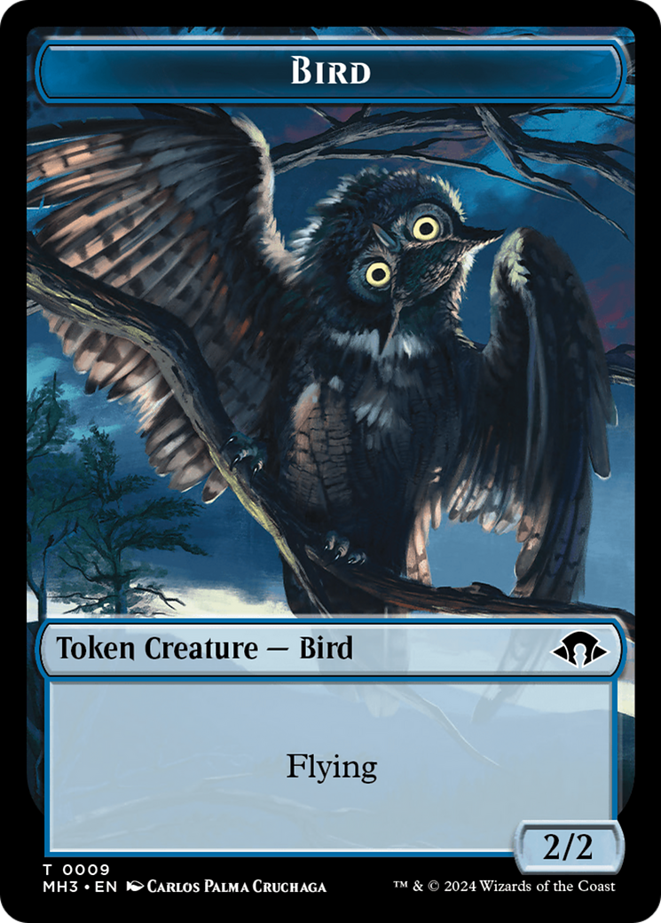 Eldrazi Spawn // Bird Double-Sided Token [Modern Horizons 3 Tokens] | Shuffle n Cut Hobbies & Games