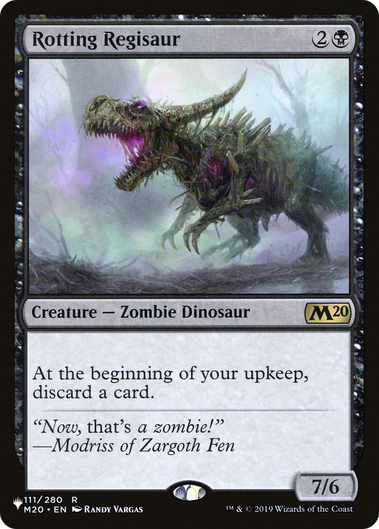 Rotting Regisaur [The List] | Shuffle n Cut Hobbies & Games