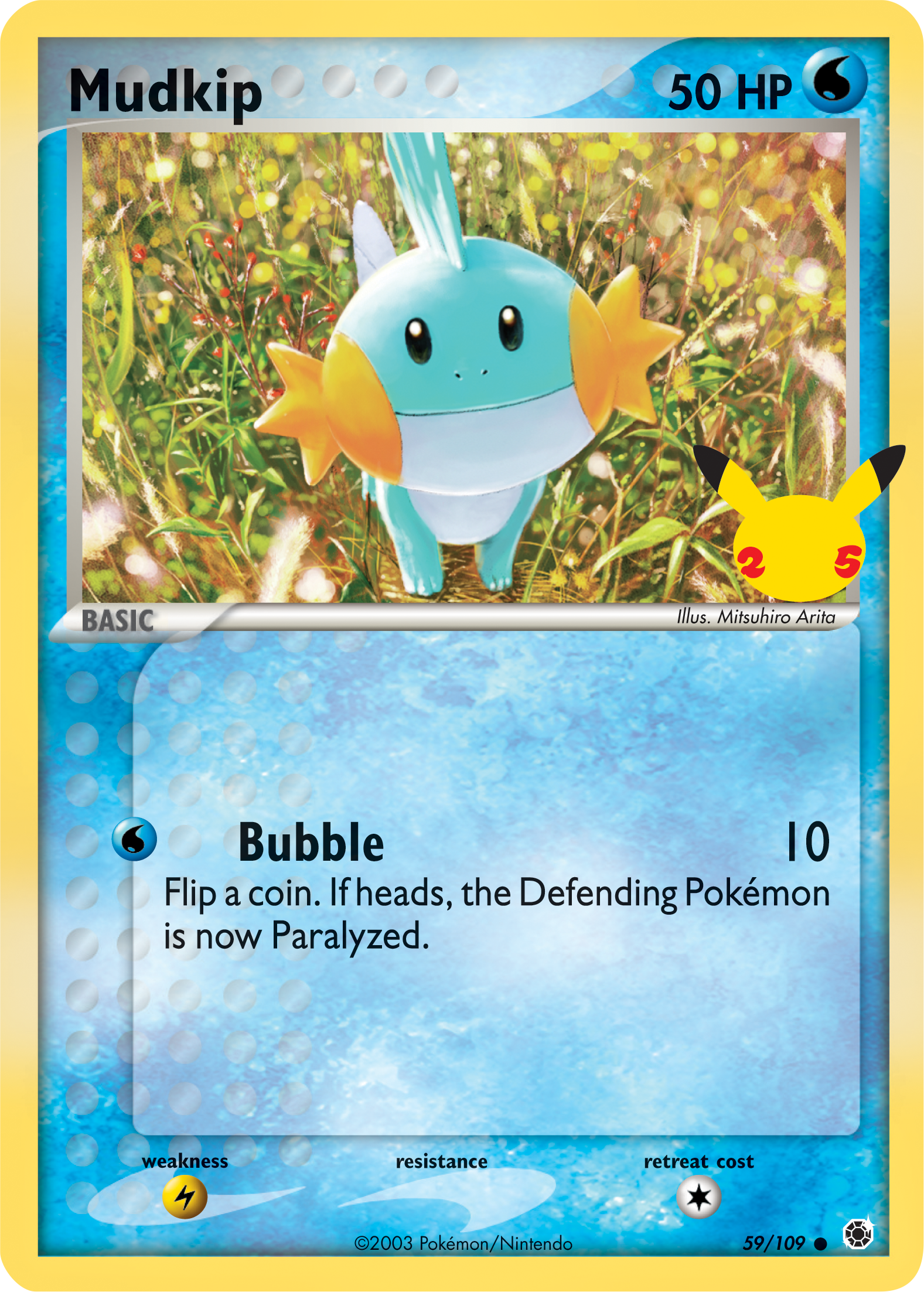 Mudkip (59/109) (Jumbo Card) [First Partner Pack] | Shuffle n Cut Hobbies & Games