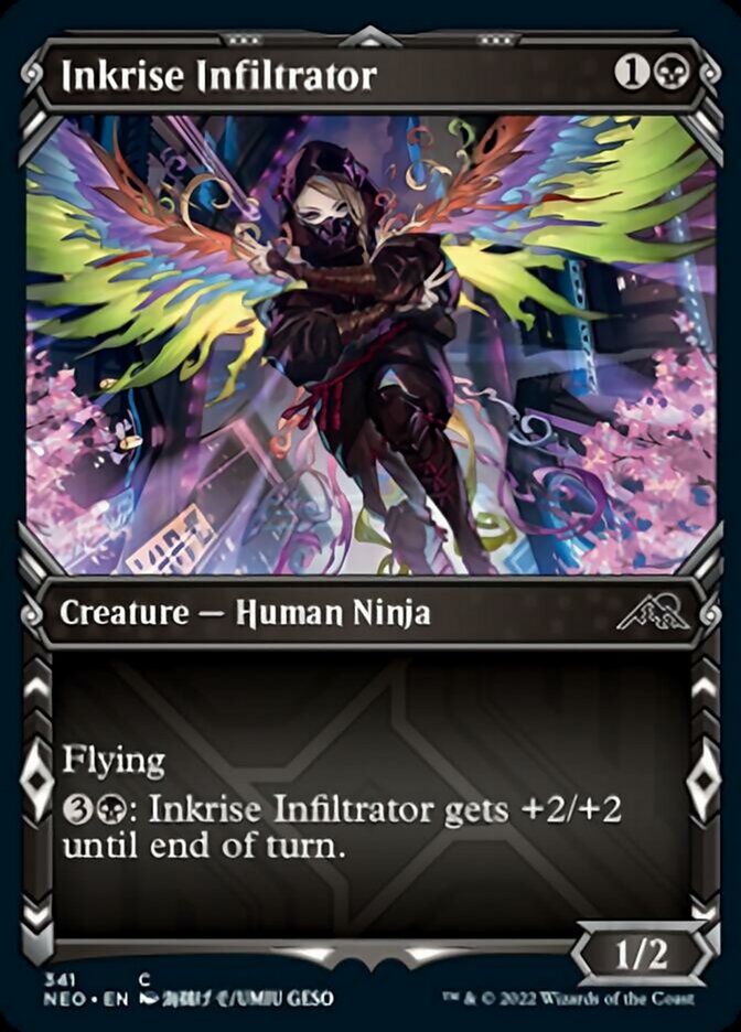 Inkrise Infiltrator (Showcase Ninja) [Kamigawa: Neon Dynasty] | Shuffle n Cut Hobbies & Games