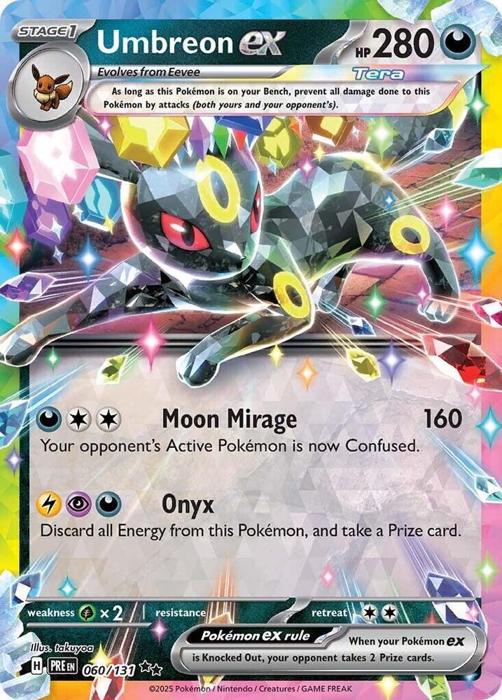 Umbreon ex (060/131) [Scarlet & Violet: Prismatic Evolutions] | Shuffle n Cut Hobbies & Games