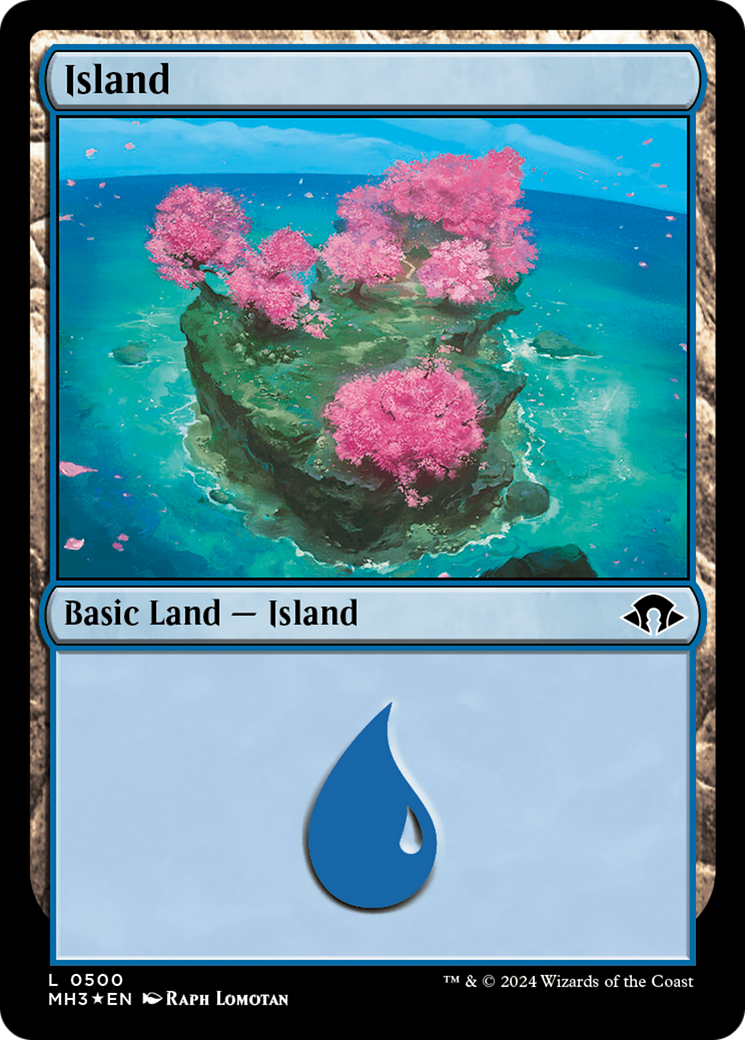 Island (0500) (Ripple Foil) [Modern Horizons 3] | Shuffle n Cut Hobbies & Games