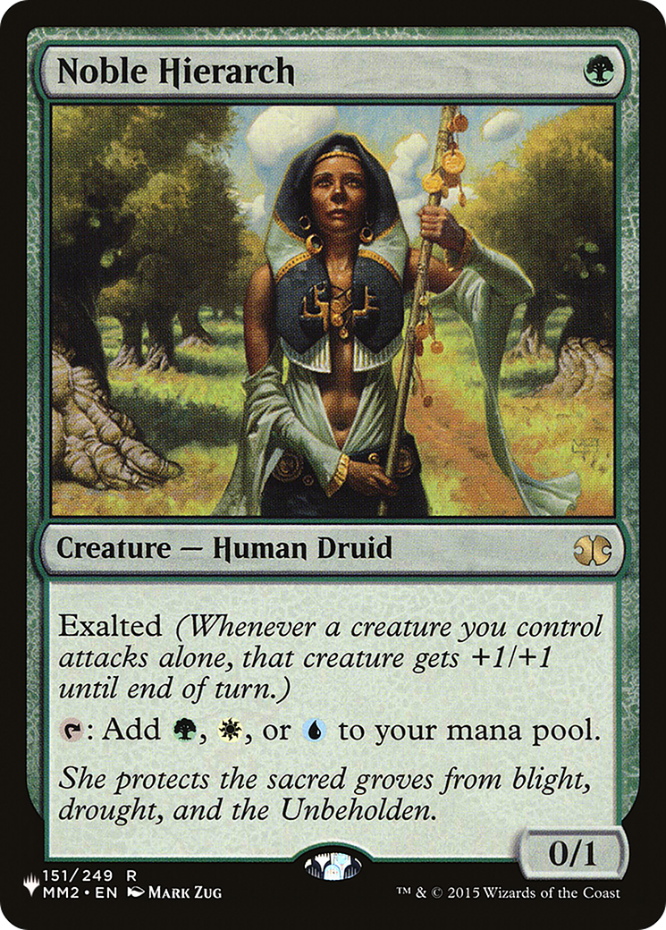 Noble Hierarch [The List] | Shuffle n Cut Hobbies & Games